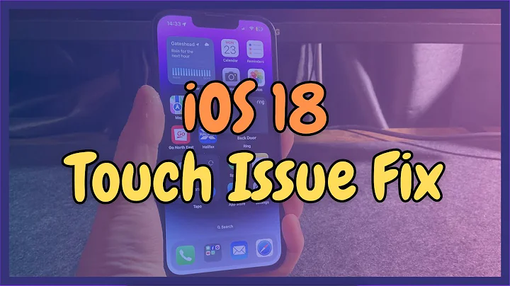 Touch screen issue on iOS 18. SOLVED..