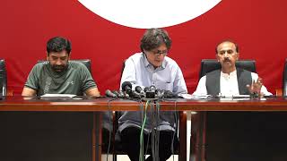 PTI Leaders Rauf Hassan & Shoaib Shaheen Important Press Conference