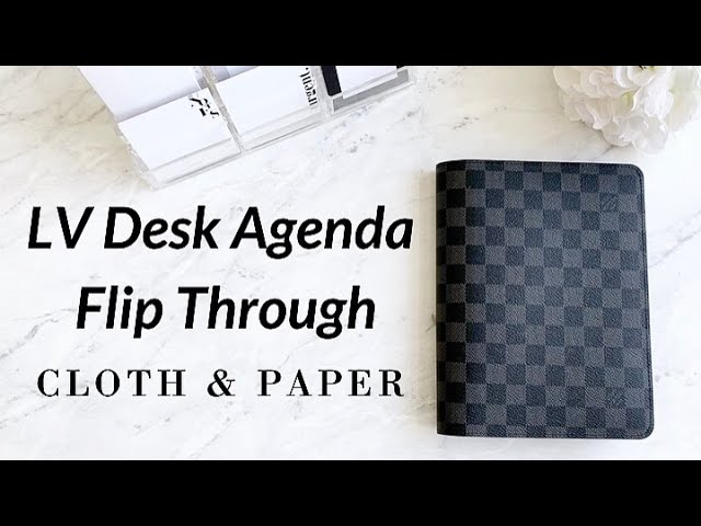How I Use My Louis Vuitton Desk Agenda  A5 Rings & Hobonichi Cousin 