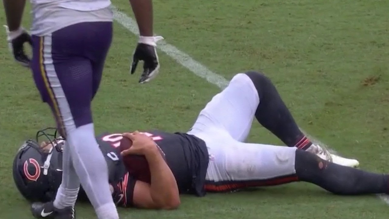 FOX 32 Chicago on a doctor explaining Caleb Williams' hamstring injury.