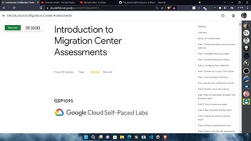 Introduction to Migration Center Assessments Lab solution || GSP1095 || Free google cloud swags