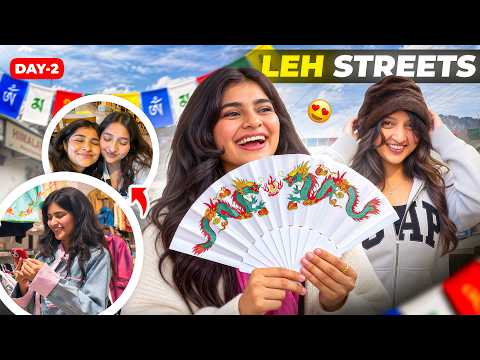 A Day Exploring Leh Market 🛍️🏔️ | Leh Ladakh Vlog | Day 2