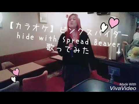 【カラオケ】ピンクスパイダーhide with Spread Beaver 歌ってみた