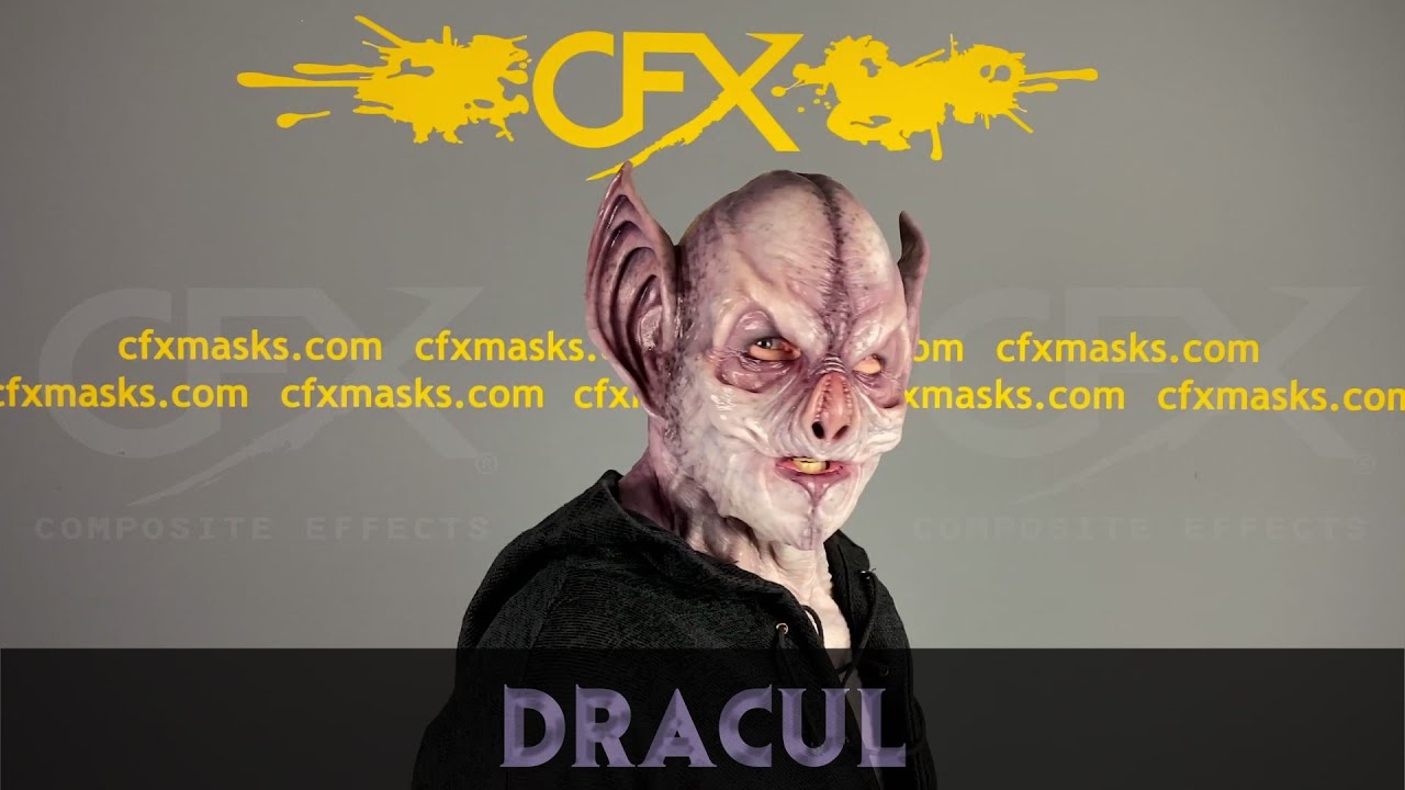 Dracul in Purple Silicone Mask Movement Video