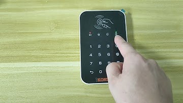 How to change user password of KONLEN new wireless keypad?