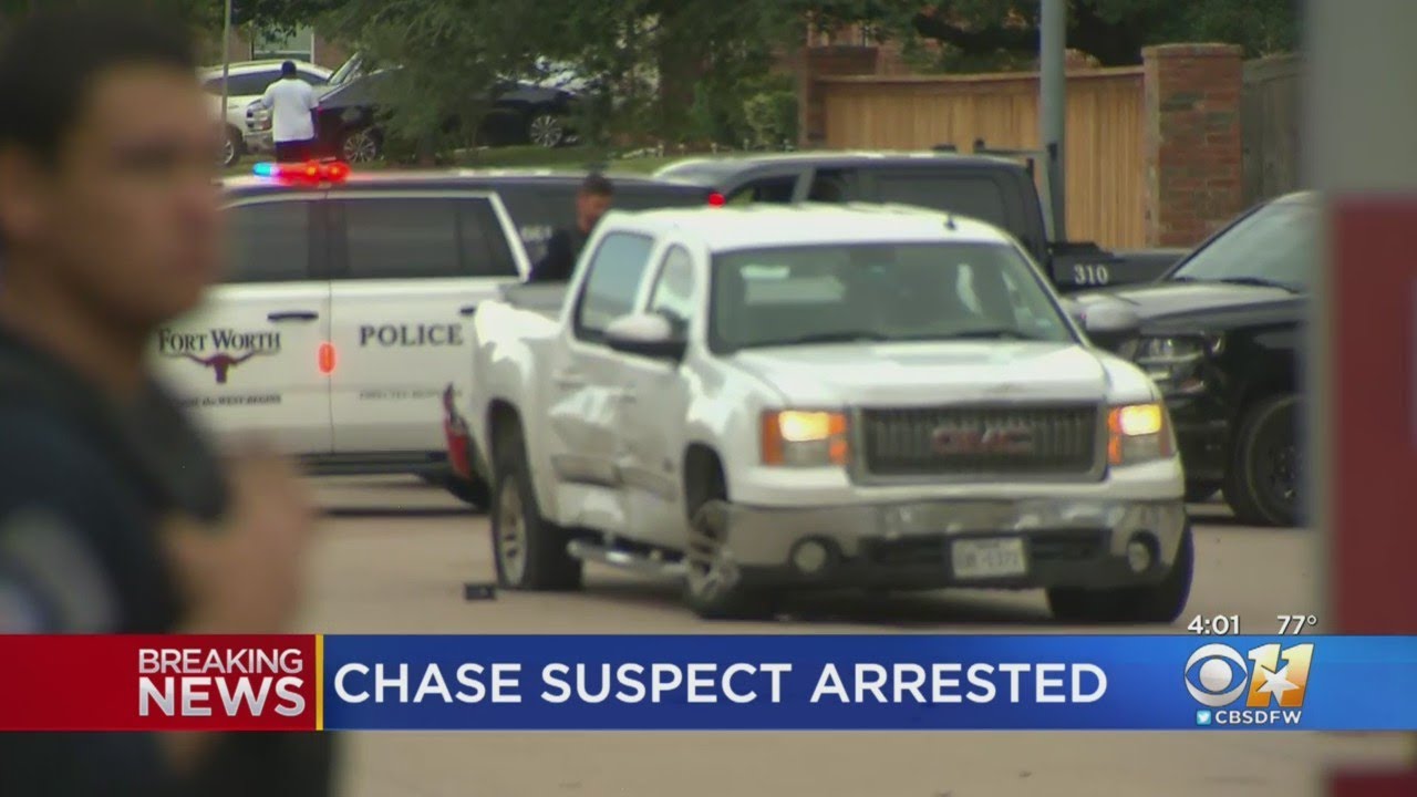 Man In Custody Following Fort Worth Police Chase, SWAT Standoff In ...