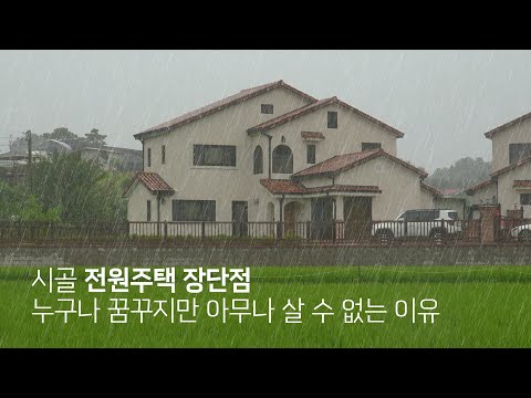 시골 전원주택 장단점✨ 폭우 속 전원주택 브이로그