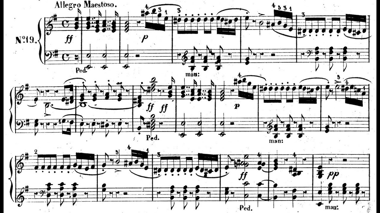 Jacques Louis Battmann- Allegro Maestoso, Op.60 No.19 (1893)