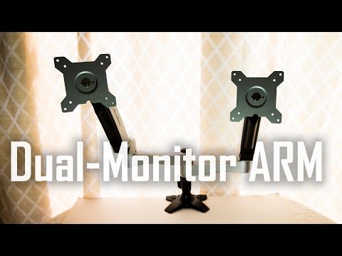 Optimize Your Dual Monitor Setup Silverstone Lcd Desk Arm
