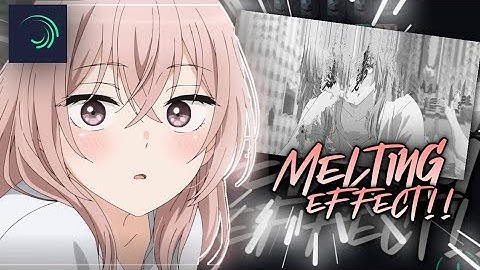 Melting/displacement map Effect like @nick_graphics/@suba_edit? | Alight motion tutorial