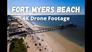 Fort Myers Beach 4K Drone Footage - DJI Air 2S