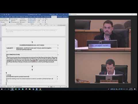 Cessnock City Council Meeting 20th July 2022 - Part 2