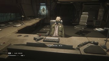 Alien: Isolation - Facehugger on poor Ricardo