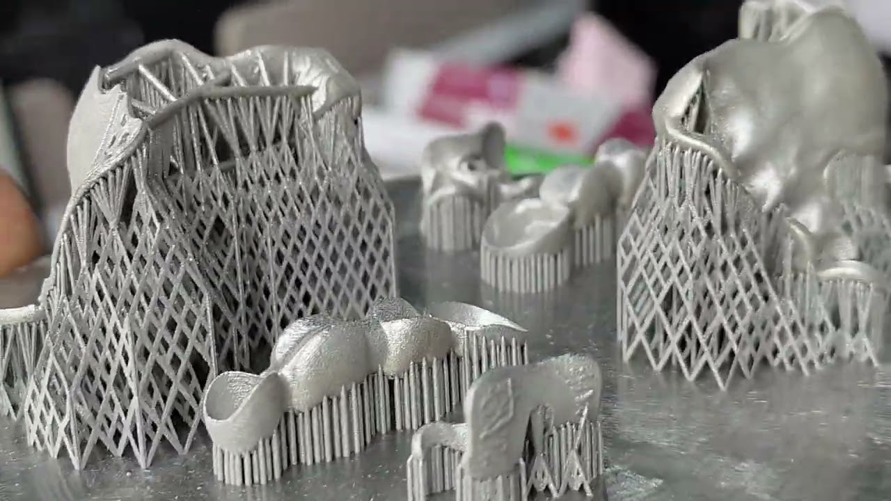 Titanium 3D Printing for Dental | Ultra-Precision Print Quality | Real Metal Printing Demo