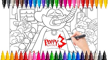 Coloring Pages Poppy Playtime Chapter 3  | Smiling Critters | NCS Music