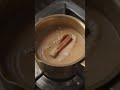 The Ultimate Midnight Soother: Honey Cinnamon Milk Tea #asmrcooking #midnightkitchen #shorts