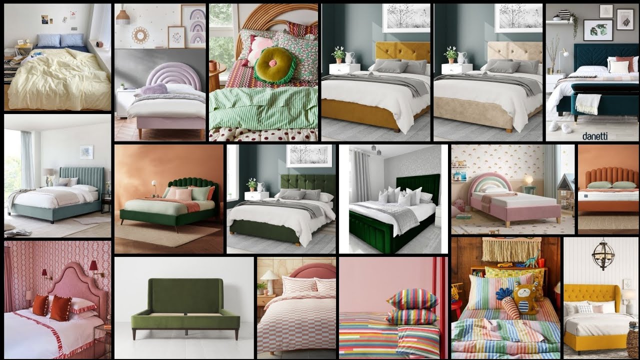 different colourful beds ideas/ latest bed decor ideas/ amazing bed ideas