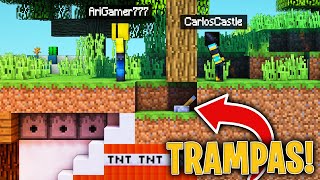 👉 COLOCAMOS TRAMPAS en la SALA SECRETA de MI NOVIA en MINECRAFT! 🧨 ¿FUNCIONARAN?