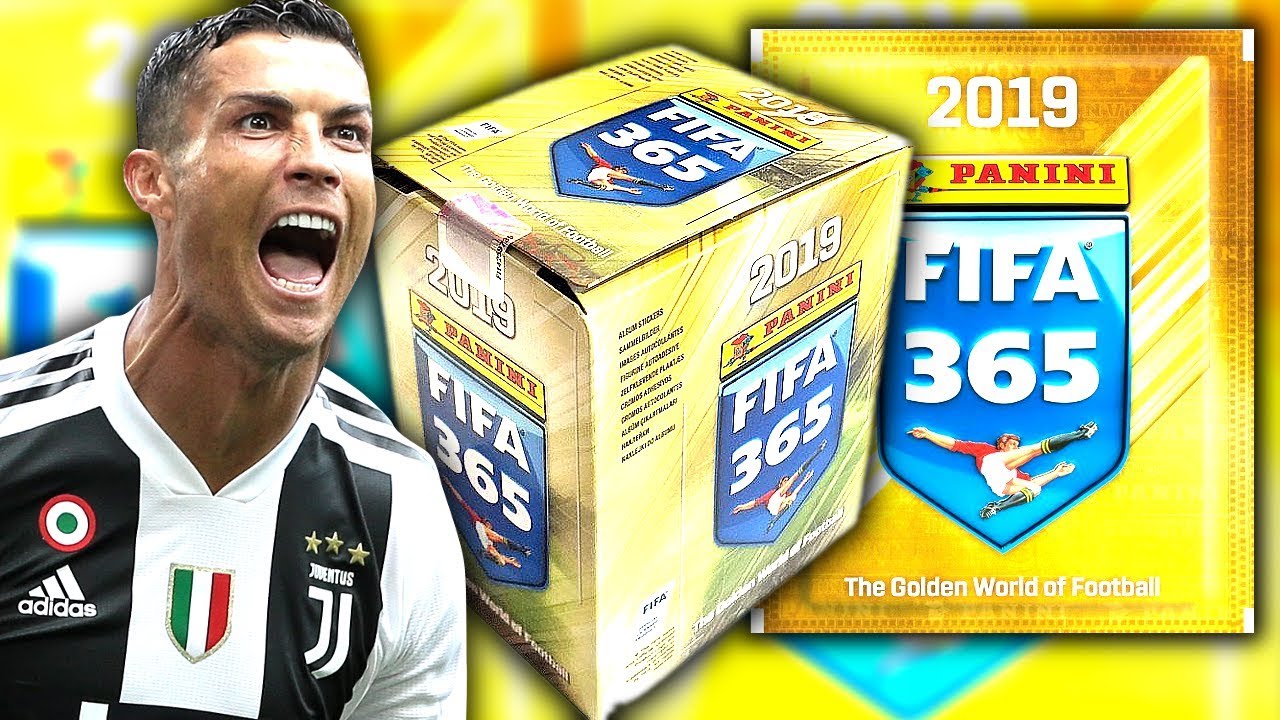 Komplettes FIFA 365 2019 STICKER Display (50 Tüten) Unboxing [deutsch]