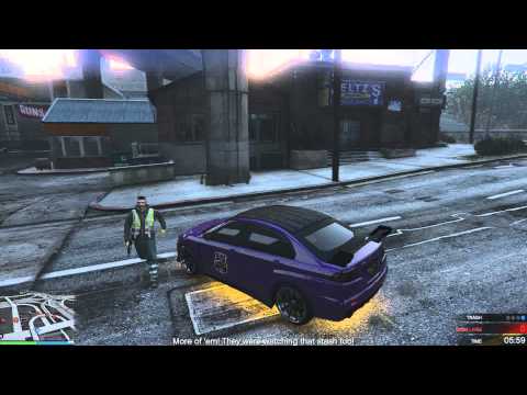 GTA Online: Criminal Master Mind - Trash Truck using Kurumas