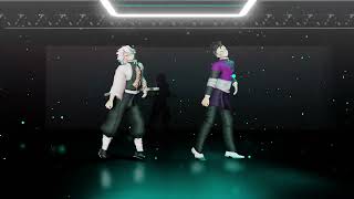 Genya & Sanemi - Metal Sheet - Mmd