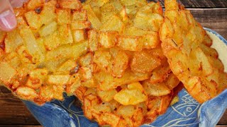 A NEW WAY of cooking potatoes.You will SURPRISE your family & guests!Crispy recipe, easy& delicious.
