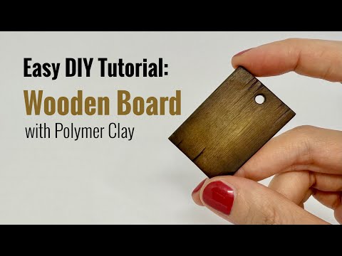 Realistic Polymer Clay Cutting Board Tutorial | Easy DIY Craft by Clayziness