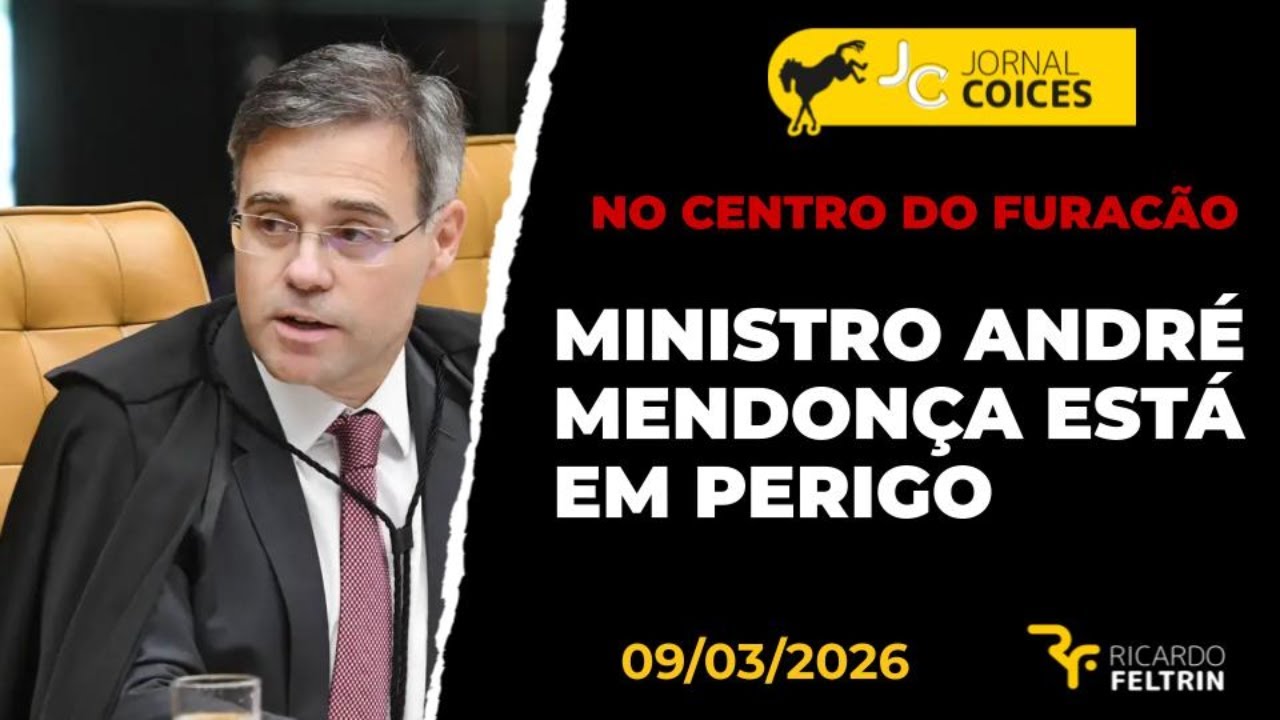 JC - VIDA DO MINISTRO ANDRÉ MENDONÇA CORRE PERIGO