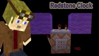 Small redstone clock for Testfor commands and command blocks in Minecraft
