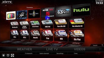 XBMC  Confluence custom mode widget
