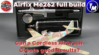 How to build and paint an Airfix Me262 with a Cordless Airbrush kit