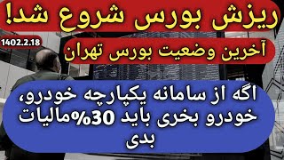 ریزش بورس شروع شد/پیشبینی بورس/اخرین تحلیل بورس/اموزش بورس/تحلیل دلارسکه،طلا, مسکن, خودرو/تحلیل دلار