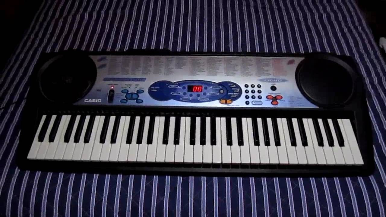 Casio LK-40 + Its demo song - YouTube