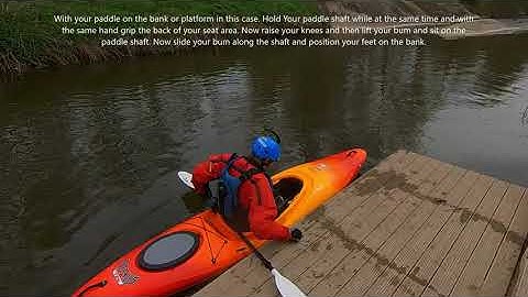 Easy way to exit your kayak