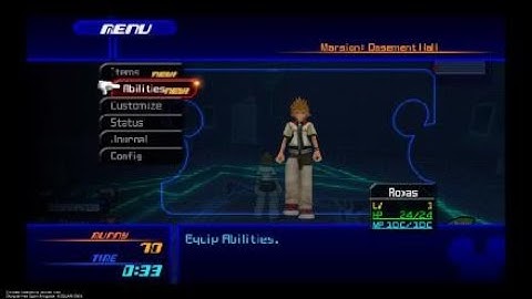KINGDOM HEARTS -2.5 Lv1 Walkthrough Axel 2 part 3