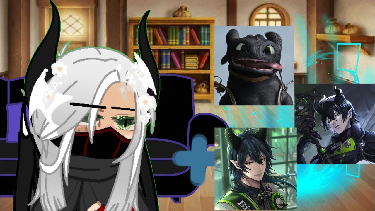 Isekai Yururi Kikou react to M!Y/N as Toothless and Malleus || WIP 1 ||