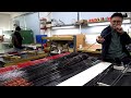 Withstand heavy weight! Process of making carbon fishing rod in Korean fishing supply factory