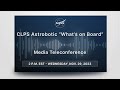 CLPS Astrobotic &quot;What&#39;s on Board&quot; Briefing (Nov. 29, 2023)
