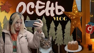 7 VLOG | осень | уютный влог | учеба, работа и мрачный Петербург