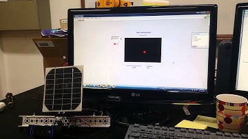 Solar panel tracking system with LabVIEW