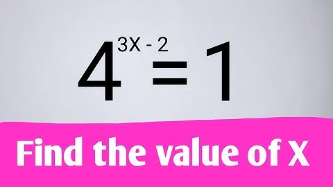 Find the Value Of X // A nice math Olympiad exponential problem