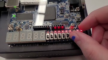 8-Bit Up/Down Counter on DE10-Lite