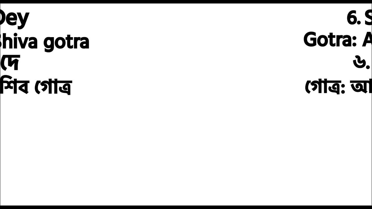 Malika Kayastha Surnames West Bengal (বাঙালির মৌলিকা কায়স্থ পদবী