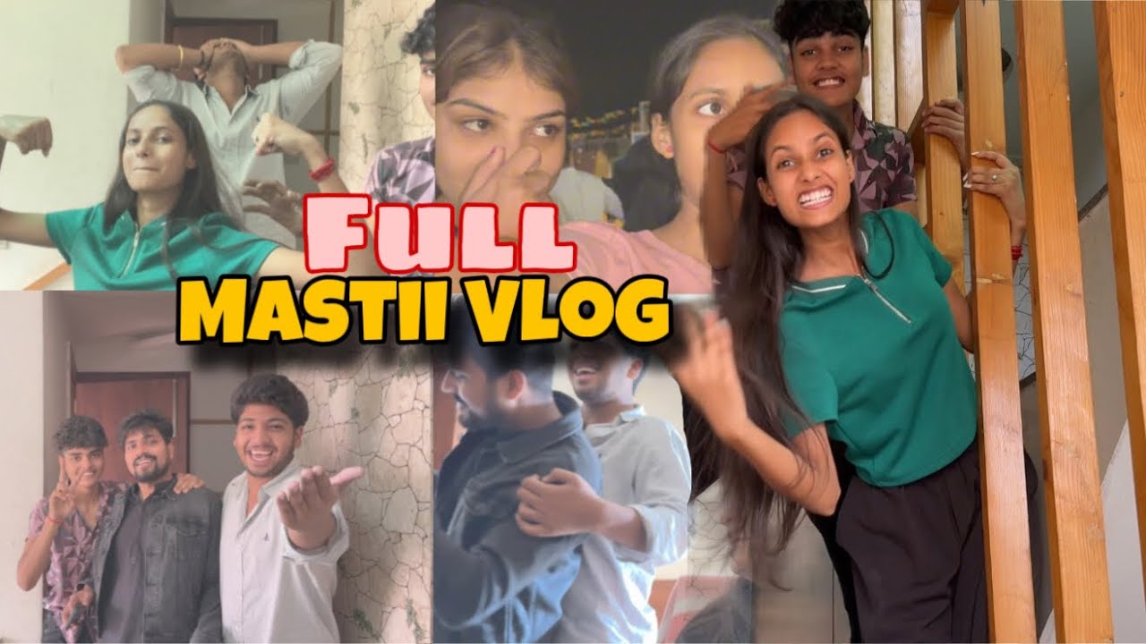 Full mastii vlog 🥰#vlog #vlogger dazzler 