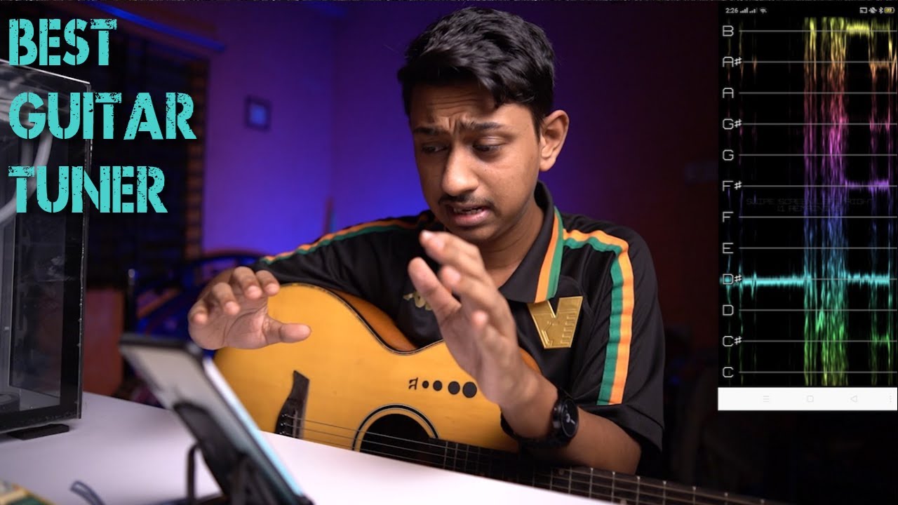 How to tune a guitar explan in bangla / Best guitar tuner / pitchlab