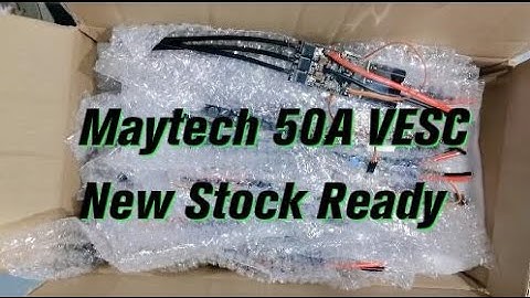 Maytech 50A SuperESC New Stock is Ready VESC4.0 based Controller | For Esk8 Robotics Ebike