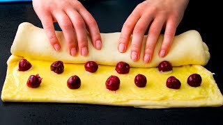 Il suffit d'ajouter des cerises au pudding et le savoureux dessert sera prêt!| Savoureux.tv