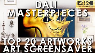 Dali Art Slideshow Top 20 Masterpieces | Famous Paintings Screensaver | No Sound 4K UHD screenshot 1