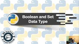 Boolean and set data type || data type in python || python for beginners