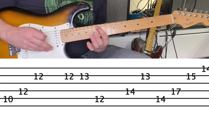 Quick lick #3 - Eric Johnson style triads & run